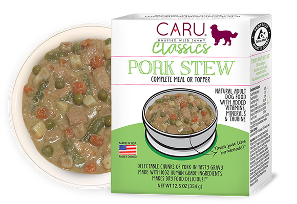 Caru Classics Real Pork Stew For Dogs