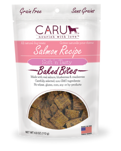 Caru Soft ‘n Tasty Natural Salmon Bites Treats For Dogs