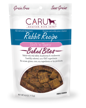 Caru Soft ‘n Tasty Natural Rabbit Bites Treats For Dogs