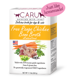 Caru Chicken Bone Broths For Dogs & Cats