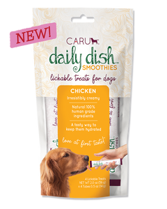 Caru Daily Dish Smoothies Lickable Chicken Treats For Dogs