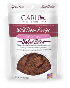 Caru Soft ‘n Tasty Natural Wild Boar Bites Treats For Dogs