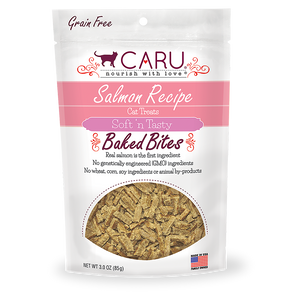 Caru Soft ‘n Tasty Natural Salmon Bites Treats For Cats