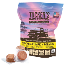 Tucker's Chicken Pumpkin Feline Grain Free Frozen Raw Food For Cats