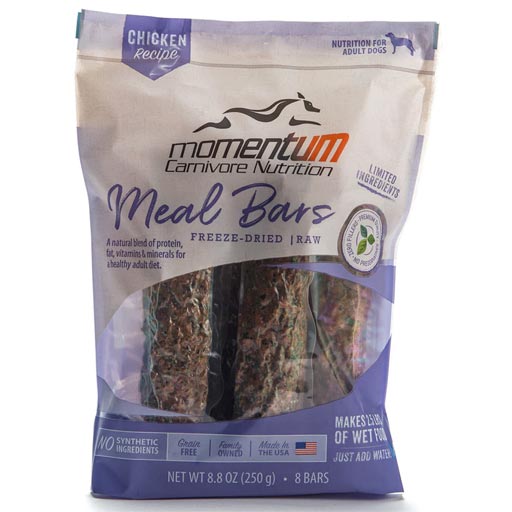 Momentum Chicken Meal Bar Freeze-Dried Raw For Dog