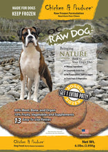 OC Raw Chicken & Produce Raw Frozen Patties For Dog Food