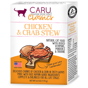 Caru Classics Chicken & Crab Stew For Cats