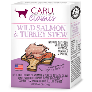 Caru Classics Wild Salmon & Turkey Stew For Cats