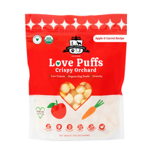 Lord Jameson Love Puffs Crispy Orchard Apple And Carrot Organic Treats For Dogs