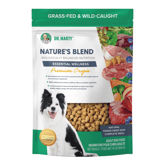 Dr. Marty Natural's Blend Premium Orgin Freeze Dried Raw Food For Dogs