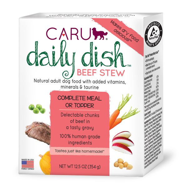Caru Daily Dish Beef Stew For Dogs