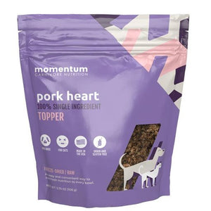 Momentum Pork Heart Topper Freeze-Dried Raw Food For Dog & Cat