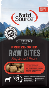 Nutrisource Element Bites With Beef And Lamb Recipe Freeze Dried Raw Food For Dogs