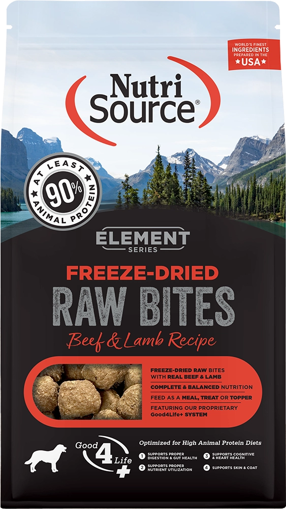Nutrisource Element Bites With Beef And Lamb Recipe Freeze Dried Raw Food For Dogs