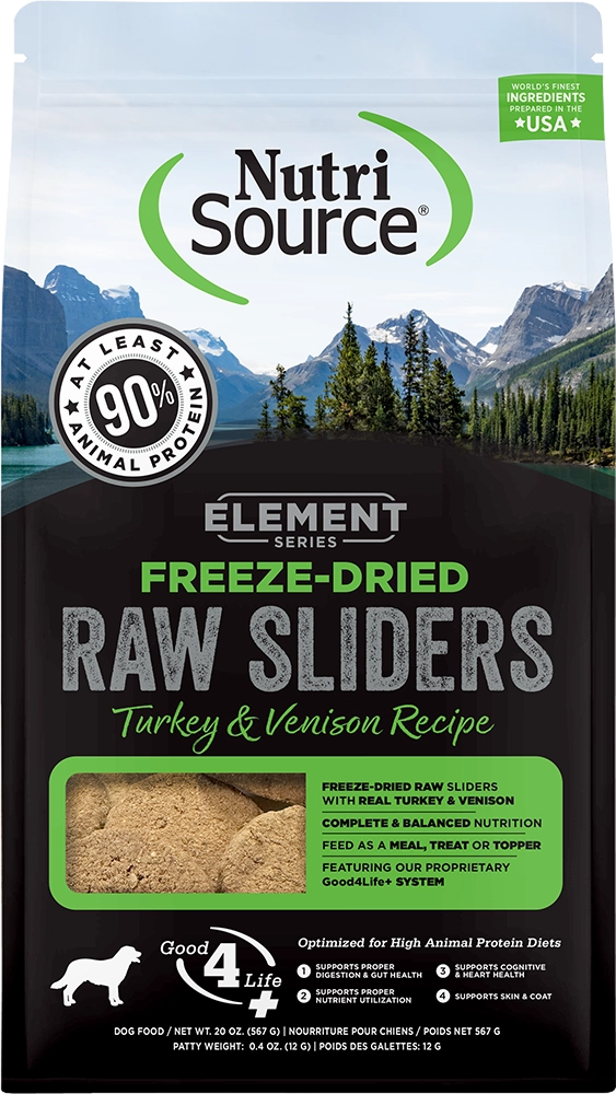 Nutrisource Element Bites Turkey And Venison Recipe Freeze Dried Raw Food For Dogs