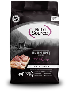 Nutrisource Element Wild Range With Chicken Pork And Bison Blend Grain Free Dry Food For Dogs