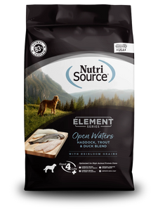 Nutrisource Element Open Waters With Haddock Trout Duck Blend Grain Inclusive Dry Food For Dogs