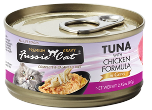 Fussie Cat Premium Tuna And Chicken Formula In Gravy Grain Free Wet Food For Cats
