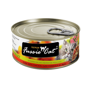 Fussie Cat Premium Tuna And Chicken Liver Recipe Grain Free Wet Food For Cats