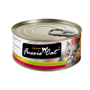 Fussie Cat Premium Tuna And Ocean Fish in Aspic Recipe Grain Free Wet Food For Cats