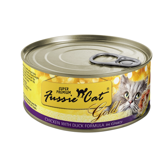 Fussie Cat Super Premium Chicken And Duck In Gravy Recipe Grain Free Wet Food For Cats