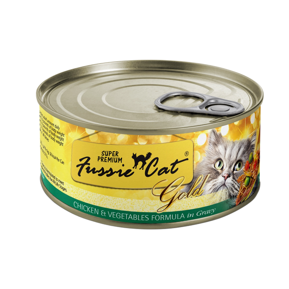 Fussie Cat Super Premium Chicken And Vegetables In Gravy Recipe Grain Free Wet Food For Cats