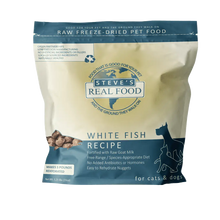 Steve's Real Food White Fish Prey Model Quest Nuggets Freeze Dry Raw Food For Dogs And Cats