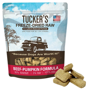 Tucker's Beef Pumpkin Formula Freeze Dried Raw Food For Dogs