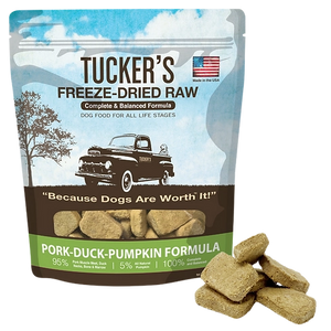 Tucker's Pork Duck Pumpkin Formula Freeze Dried Raw Food For Dogs