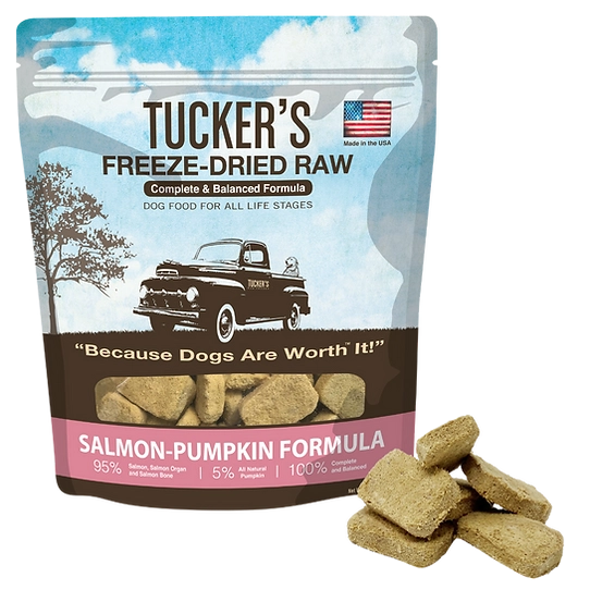 Tucker's Salmon Pumpkin Formula Freeze Dried Raw Food For Dogs