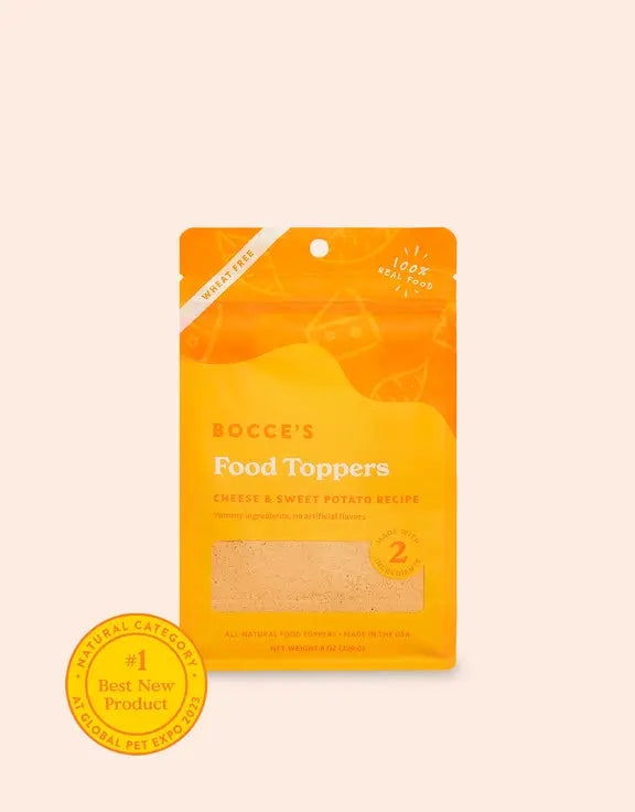 Bocce's Bakery Cheese Sweet Potato Food Toppers For Dogs