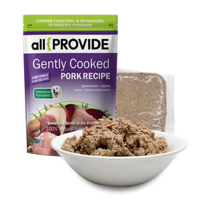 All Provide Pork Gently Cooked Frozen Raw Food For Dogs