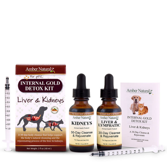 Amber NaturalZ Internal Gold Detox Liver & Kidneys For Dogs & Cats