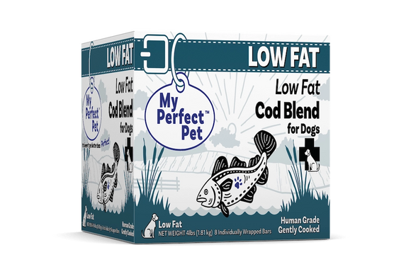 My Perfect Pet Low Fat Cod Blend Grain Free Frozen Cooked Food For Dogs