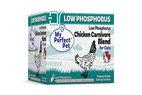 My Perfect Pet Low Phosphorus Chicken Carnivore Blend Grain Free Frozen Cooked Food For Cats