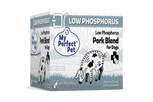 My Perfect Pet Low Phosphorus Pork Blend Gently Cooked Grain Free Frozen Food For Dogs