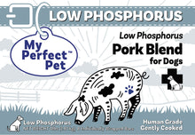 My Perfect Pet Low Phosphorus Pork Blend Gently Cooked Grain Free Frozen Food For Dogs