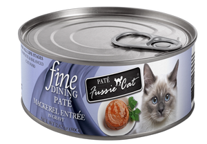 Fussie Cat Fine Dining Pate Mackerel Entree In Gravy Grain Free Wet Food For Cats