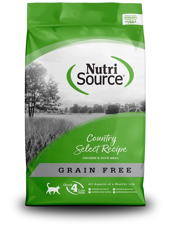 Nutrisource Country Select With Chicken And Duck Meal Grain Free Dry Food For Cats