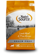 Nutrisource Lamb Meal And Pea Recipe Grain Free Dry Food For Dogs