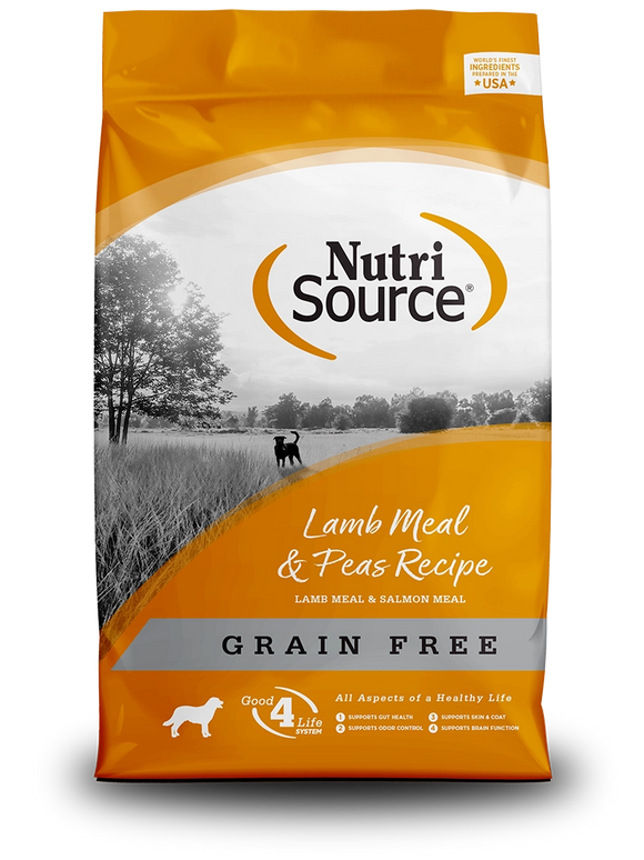 Nutrisource Lamb Meal And Pea Recipe Grain Free Dry Food For Dogs