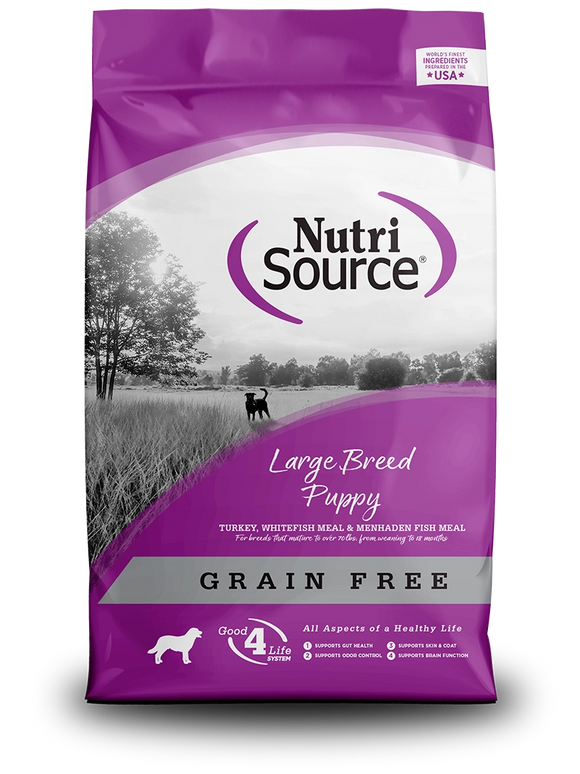 Nutrisource Large Breed Puppy Grain Free Dry Food For Dogs