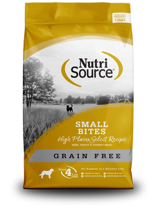 Nutrisource High Plains Select Small Bites With Beef Trout And Turkey Meal Grain Free Dry Food For Dogs