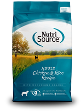 Nutrisource Adult Chicken And Rice Formula Grain Inclusive Dry Food For Dogs