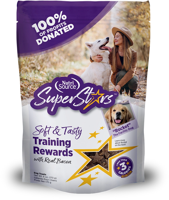 Nutrisource Superstar Red Bacon Training Rewards Dry Treats For Dogs