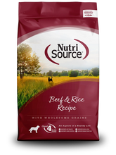 Nutrisource Beef And Brown Rice Formula Grain Inclusive Dry Food For Dogs
