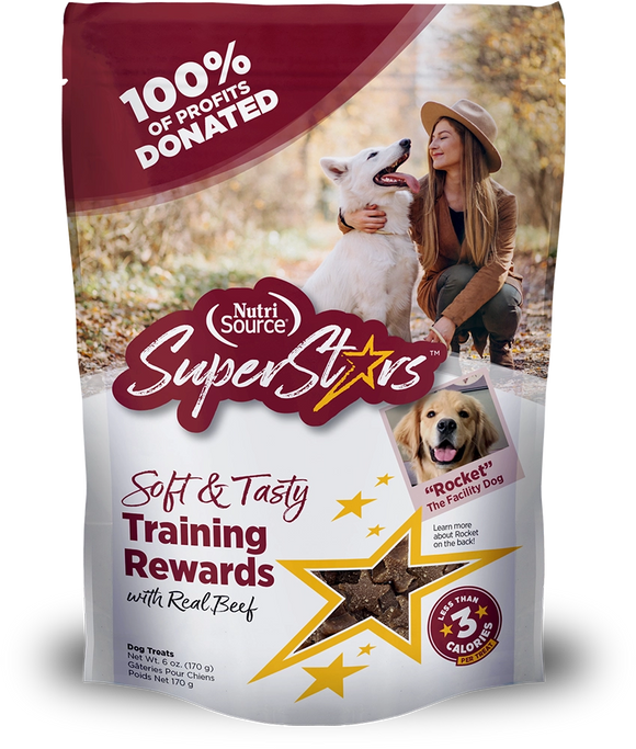 Nutrisource Superstar Red Beef Training Rewards Dry Treats For Dogs