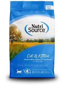 Nutrisource Kitten Chicken Salmon And Liver Recipe Grain Inclusive Dry Food For Cats