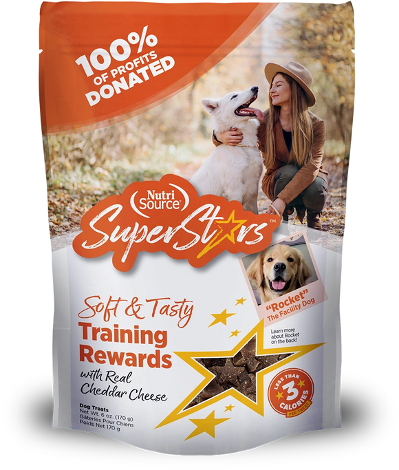 Nutrisource Superstar Red Cheddar Training Rewards Dry Treats For Dogs