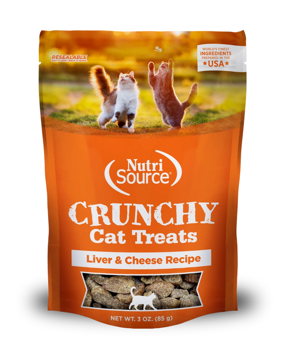 Nutrisource Liver And Cheese Recipe Crunchy Dry Treats For Cats